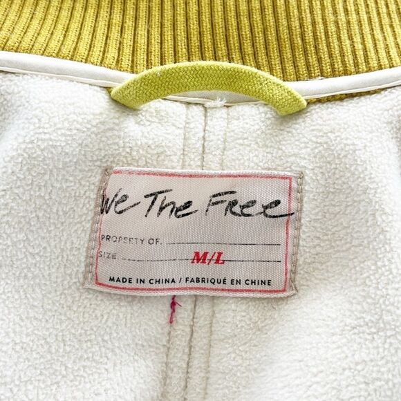 Free People We the Free Stone Cold Circle Cape Mustard Yellow Boucle Pancho - Picture 11 of 16